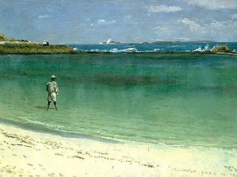 Szene der Antillen-Küste - Albert Bierstadt