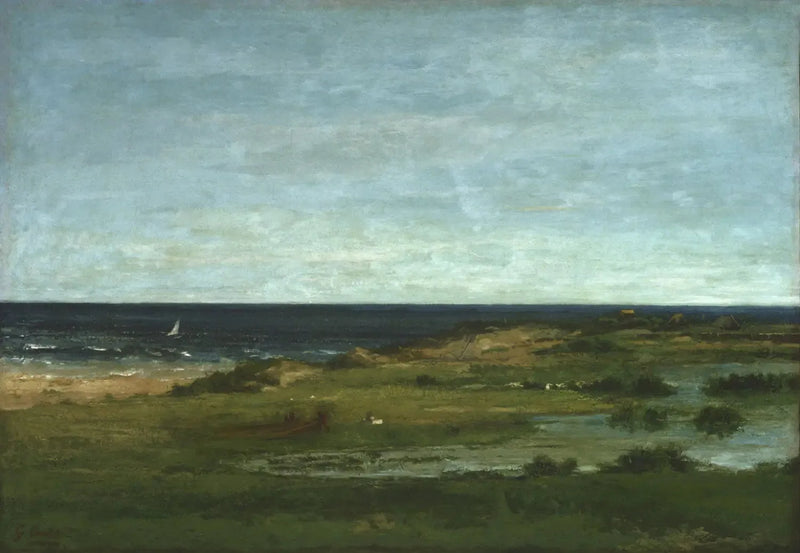 Küstenszene - Gustave Courbet