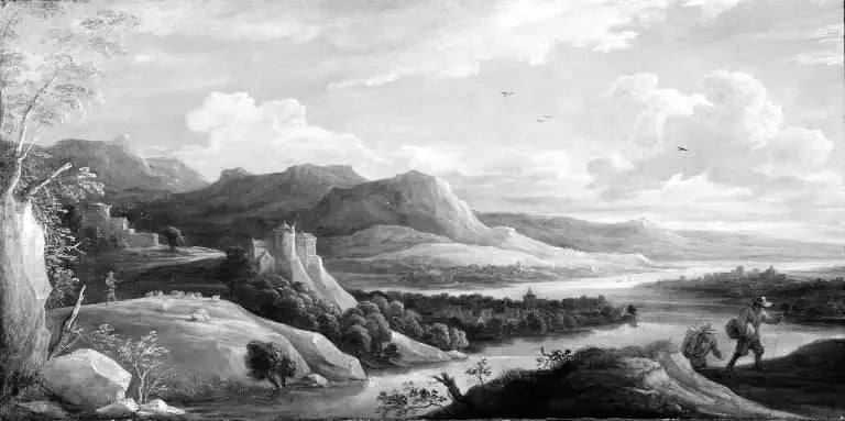 Bergszene mit einem Fluss - David Teniers der Jüngere
