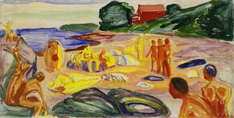 Strand Szene - Edvard Munch