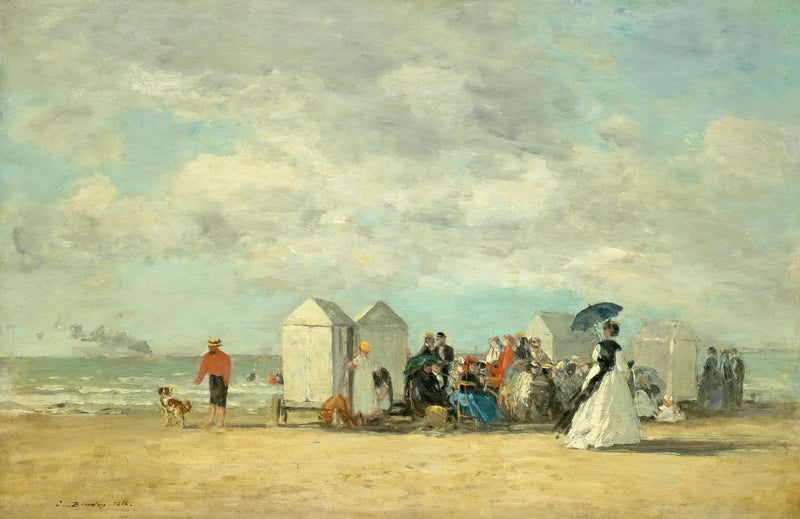 Strand Szene - Eugène Boudin