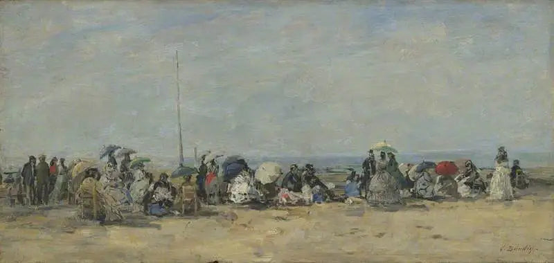 Strand Szene, Trouville - Eugène Boudin