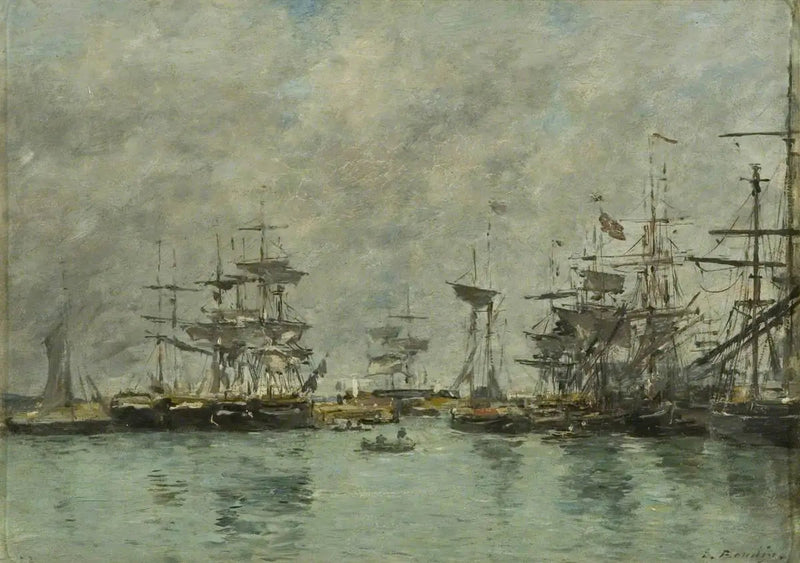 Hafenansicht - Eugène Boudin