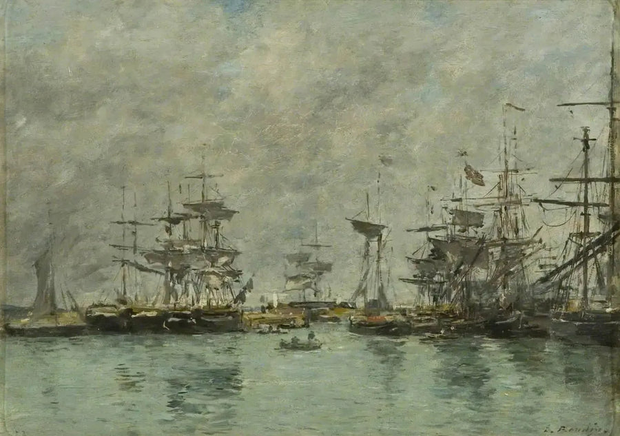 Hafenansicht - Eugène Boudin