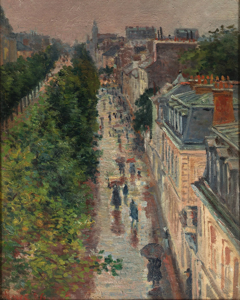 Straßenszene in Paris - Maximilien Luce