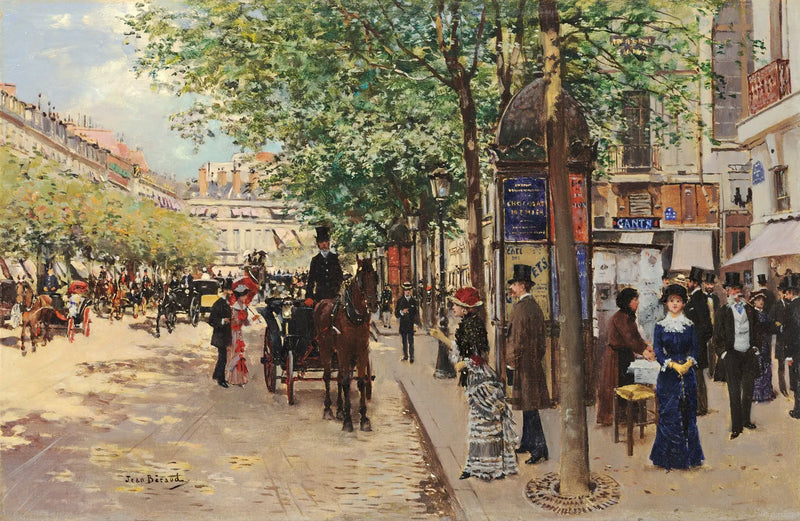 Pariser Straßenszene - Jean Béroud
