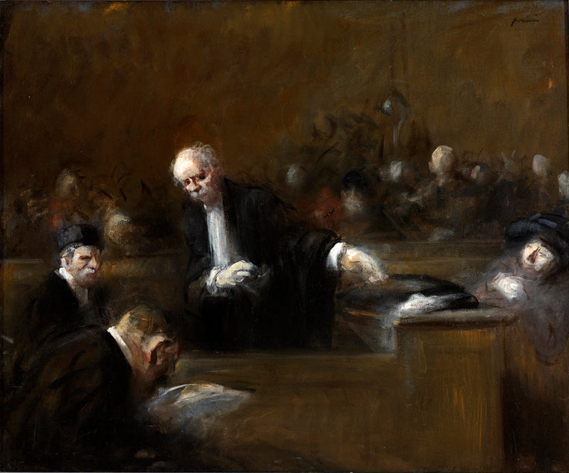 Gerichtsraumszene - Jean-Louis Forain
