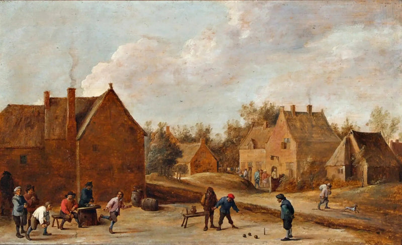 Dorfszene - David Teniers der Jüngere