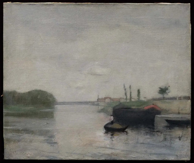 Kanalszene - John Henry Twachtman