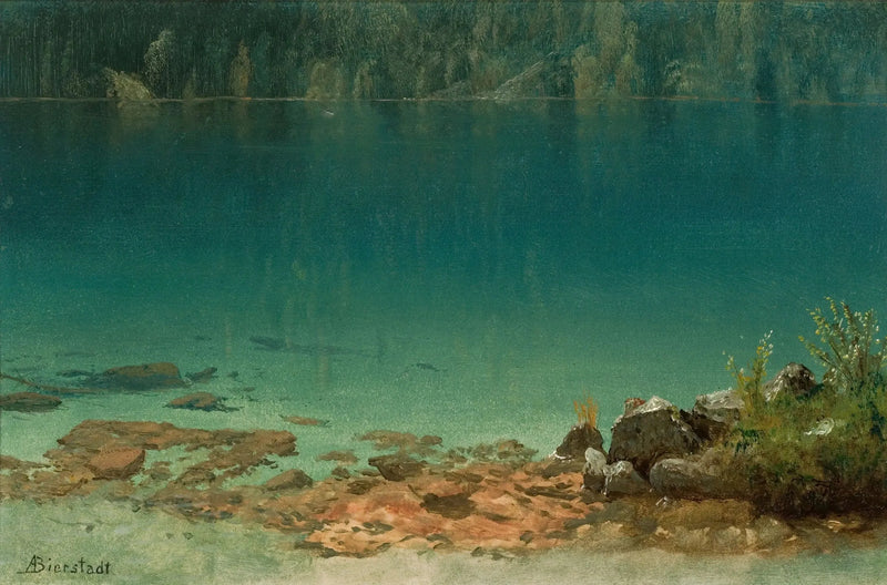 Seelandschaft - Albert Bierstadt