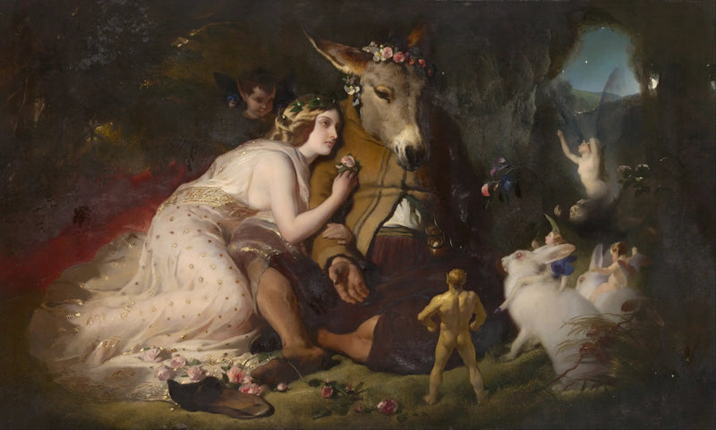 Szene aus Ein Sommernachtstraum - Edwin Henry Landseer