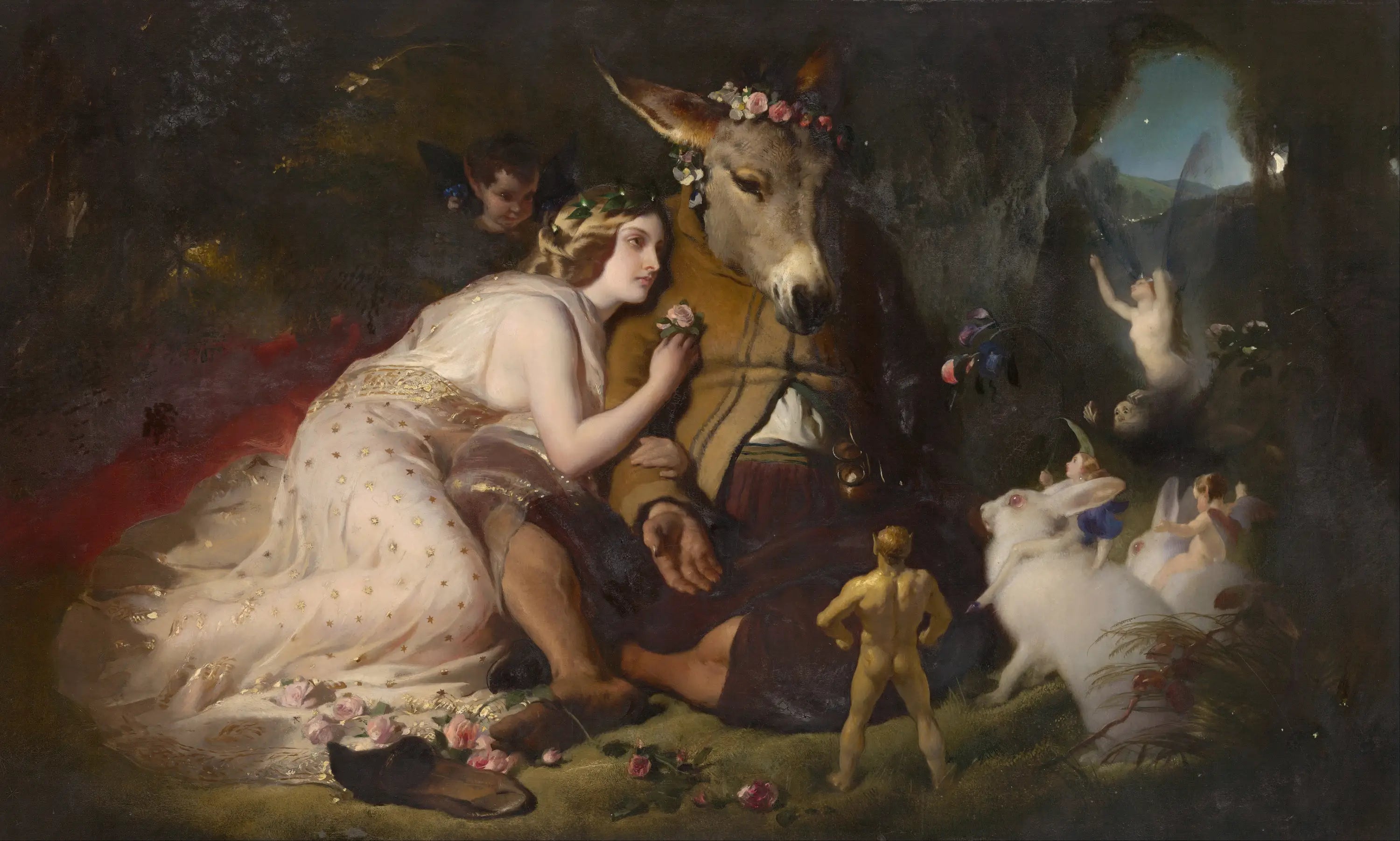 Scène du Songe d’une nuit d’été - Edwin Henry Landseer - Alpha Reproduction