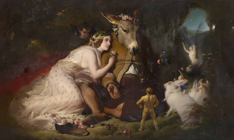 Szene aus Ein Sommernachtstraum - Edwin Henry Landseer