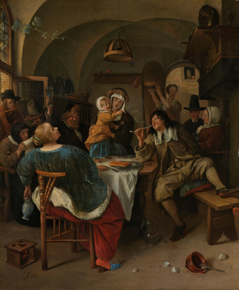Scène de famille - Jan Steen
