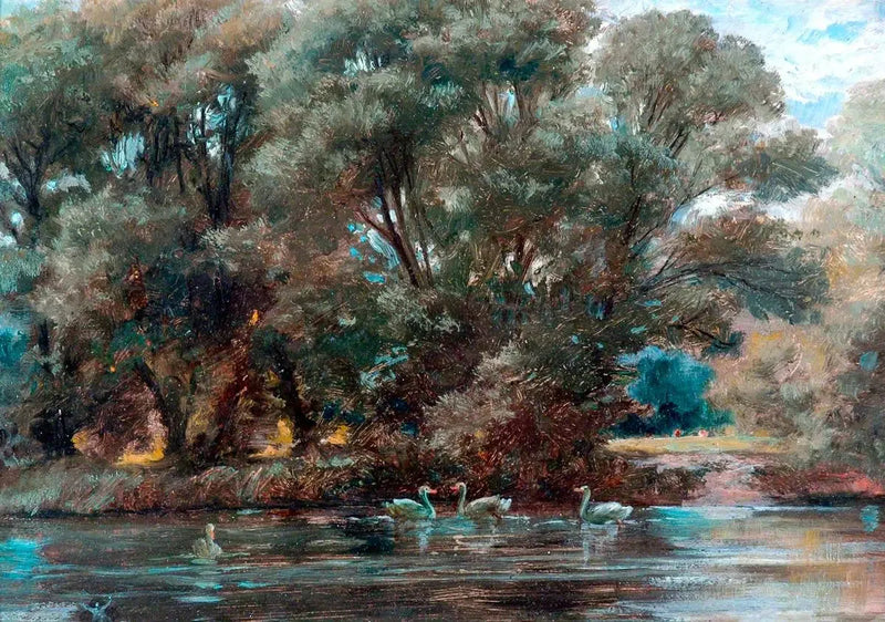 Flusslandschaft - James Abbott McNeill Whistler