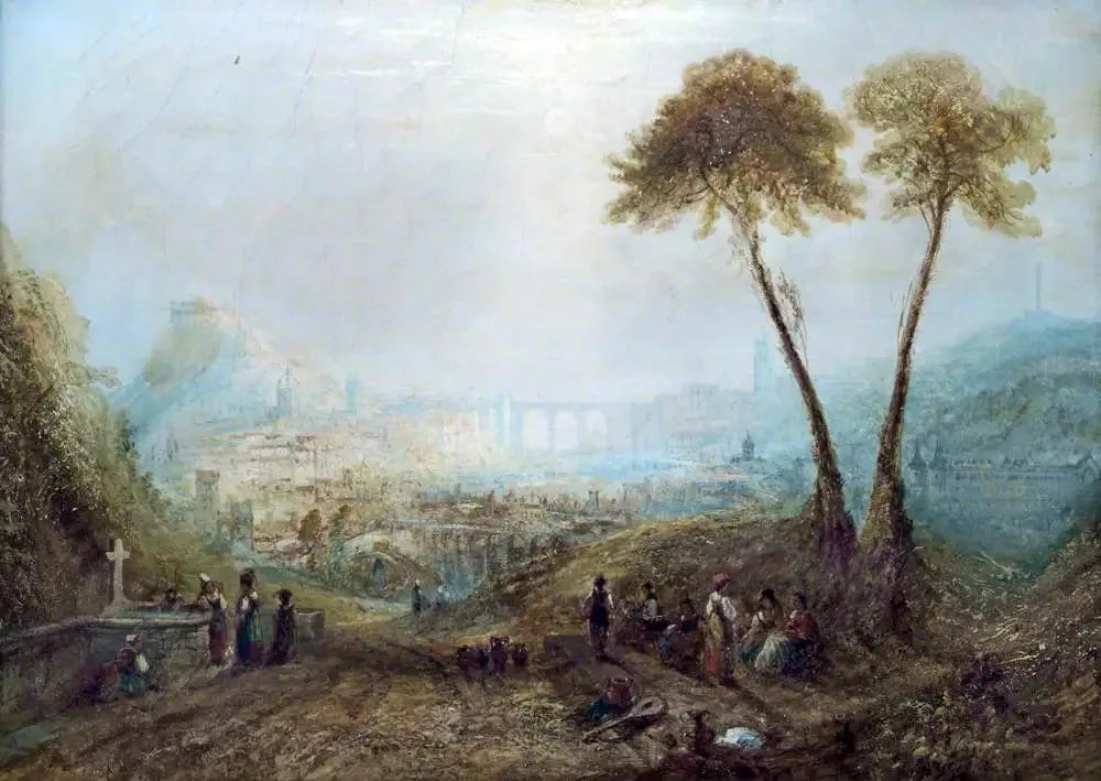 Scene in Southern France - J. M. W. Turner image 1 reproduction d’œuvre d’art à l’huile