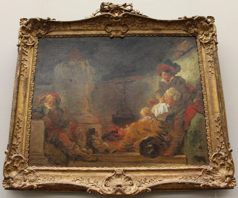 Nachtszene, sogenannte Der Traum des Bettlers - Jean-Honoré Fragonard