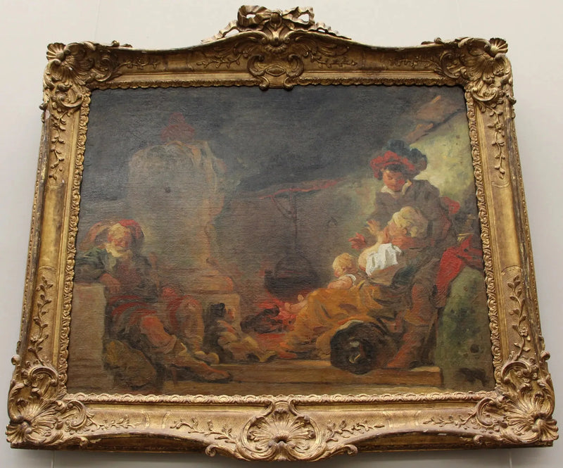 Nachtszene, sogenannte Der Traum des Bettlers - Jean-Honoré Fragonard