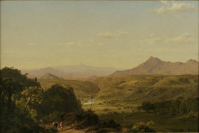 Szene in den Anden - Frederic Edwin Church