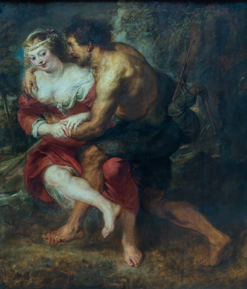 Pastorale Szene (Corydon und Silvia) - Peter Paul Rubens