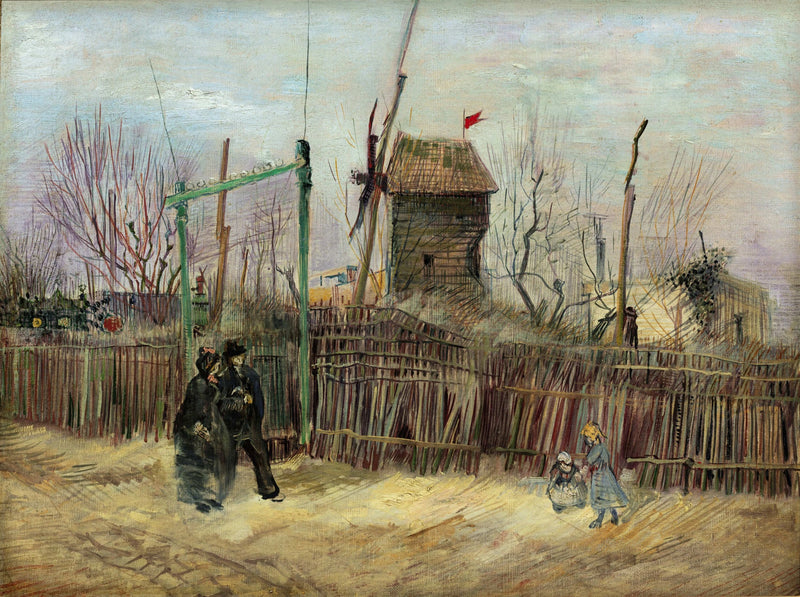 Straßenszene in Montmartre - Vincent van Gogh
