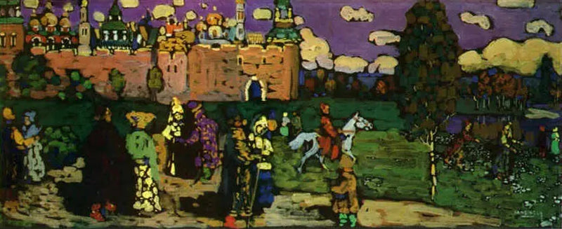 Russische Szene - Vassily Kandinsky