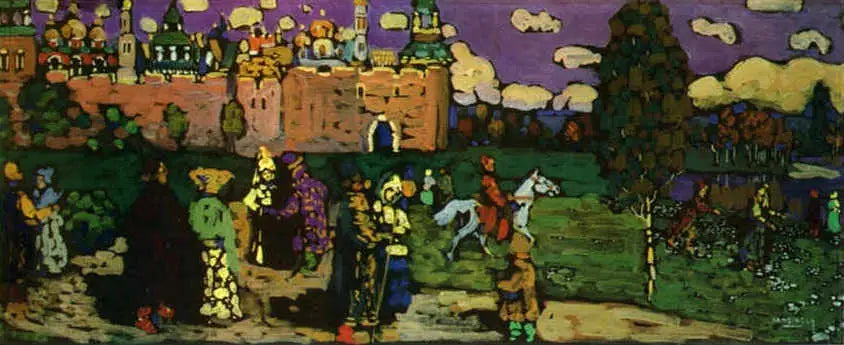 Russische Szene - Vassily Kandinsky