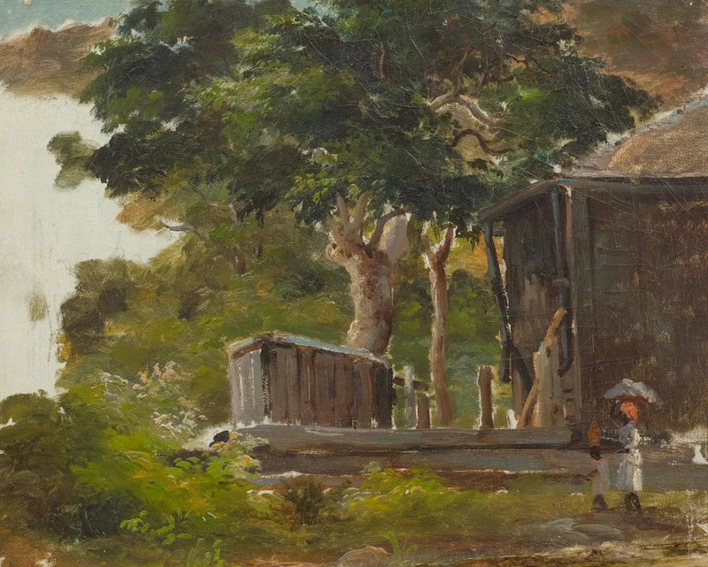 Dorfansicht - Camille Pissarro