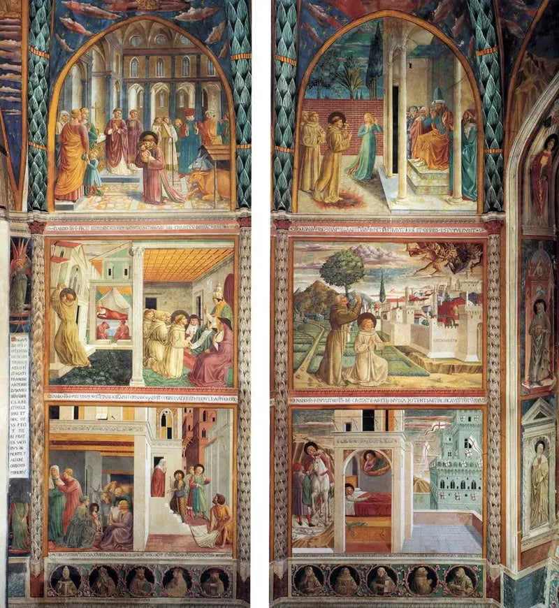 Szenen aus dem Leben des heiligen Franziskus - Benozzo Gozzoli