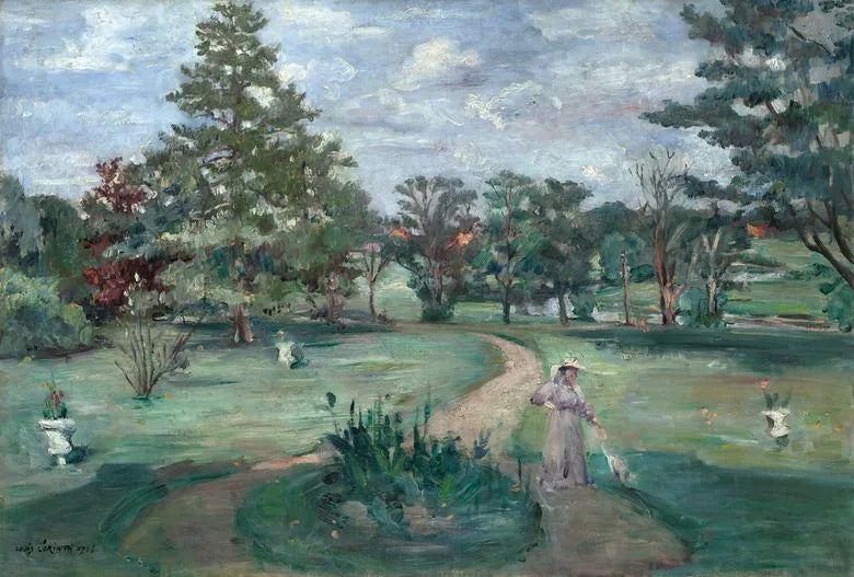 Schlosspark - Lovis Corinth image 1 reproduction réalisée par Alpha Reproduction