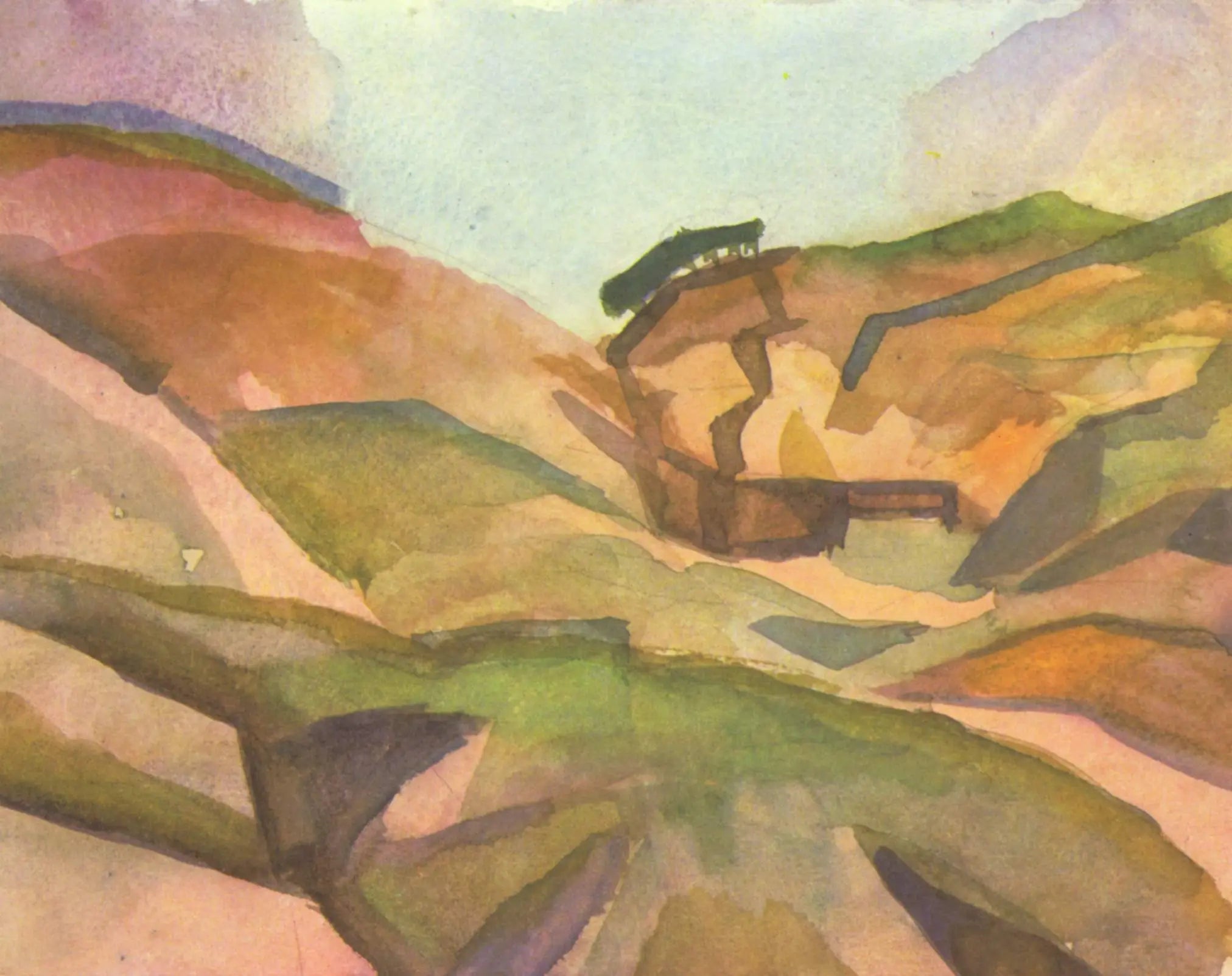 Schlucht - August Macke image 1 reproduction artisanale de tableau