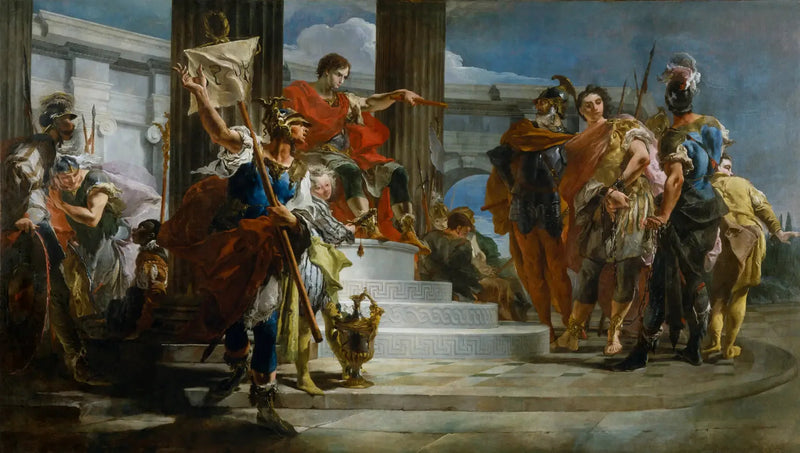 Scipion der Afrikaner befreit Massiva - Giovanni Battista Tiepolo
