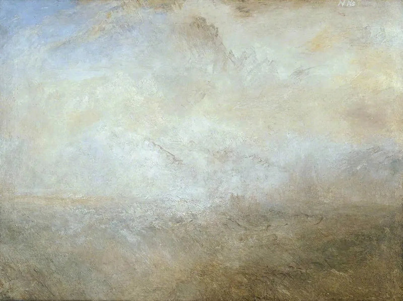 Seestück mit entferntem Küstenland - J. M. W. Turner