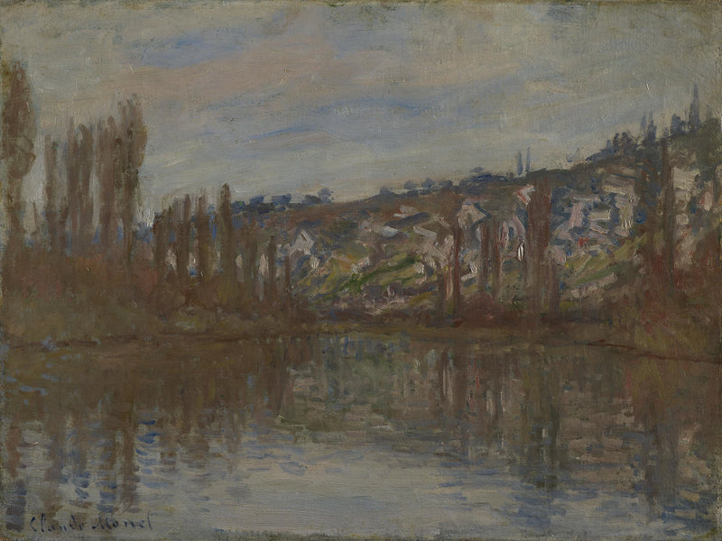 Die Seine stromabwärts von Vétheuil W530 - Claude Monet