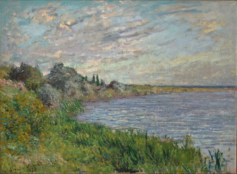 Die Seine bei Vétheuil W477 - Claude Monet