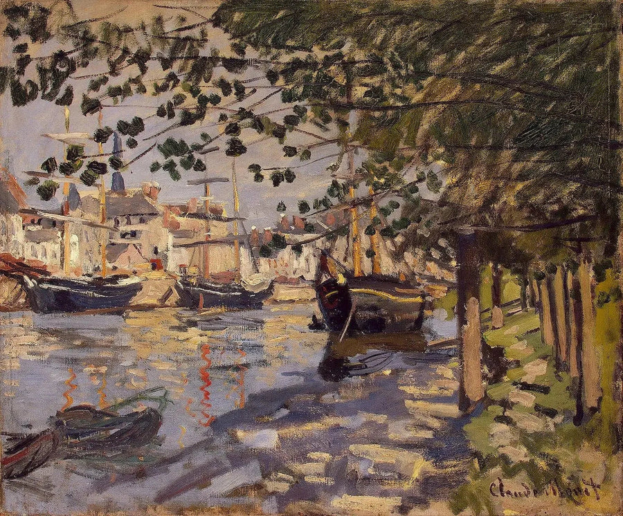 Die Seine in Rouen - Claude Monet