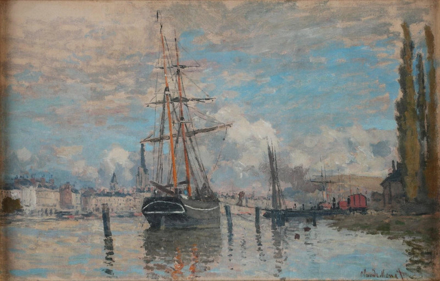 Die Seine in Rouen - Claude Monet