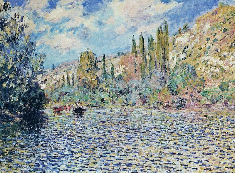 Die Seine in Vétheuil W529 - Claude Monet