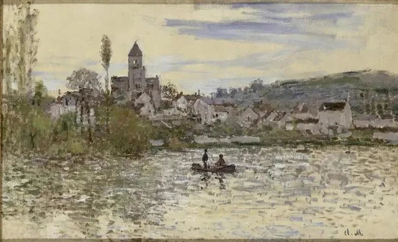 Die Seine in Vétheuil W532 - Claude Monet
