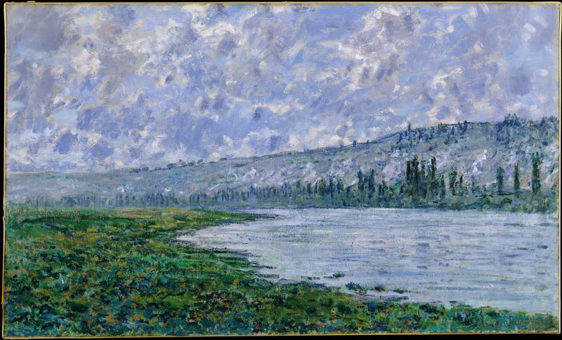 Die Seine in Vétheuil W599 - Claude Monet