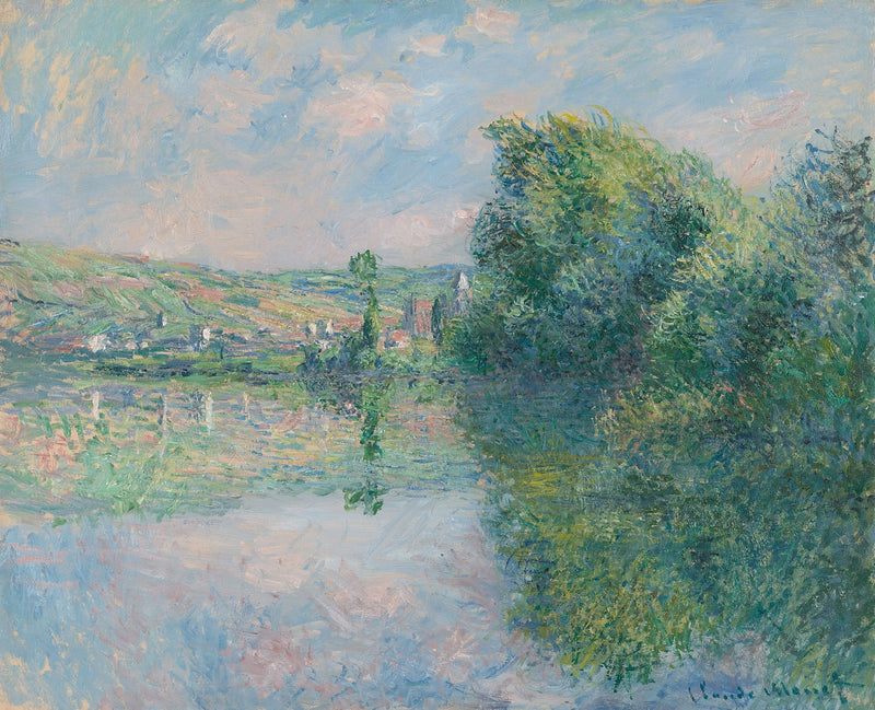 Die Seine in Vétheuil W610 - Claude Monet
