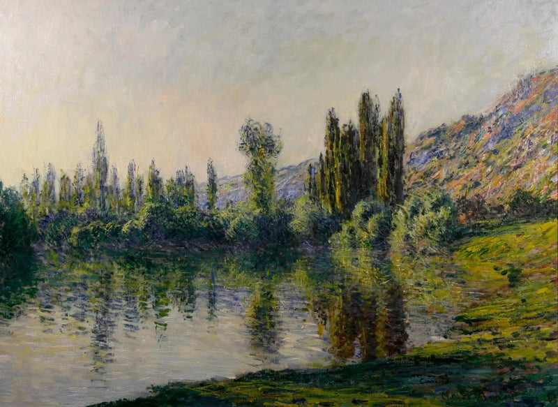 Die Seine in Vétheuil W673 - Claude Monet