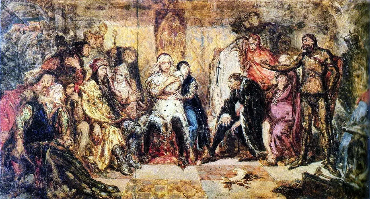 Sejm w Gąsawie - Jan Matejko image 1 reproduction de peinture à l’huile