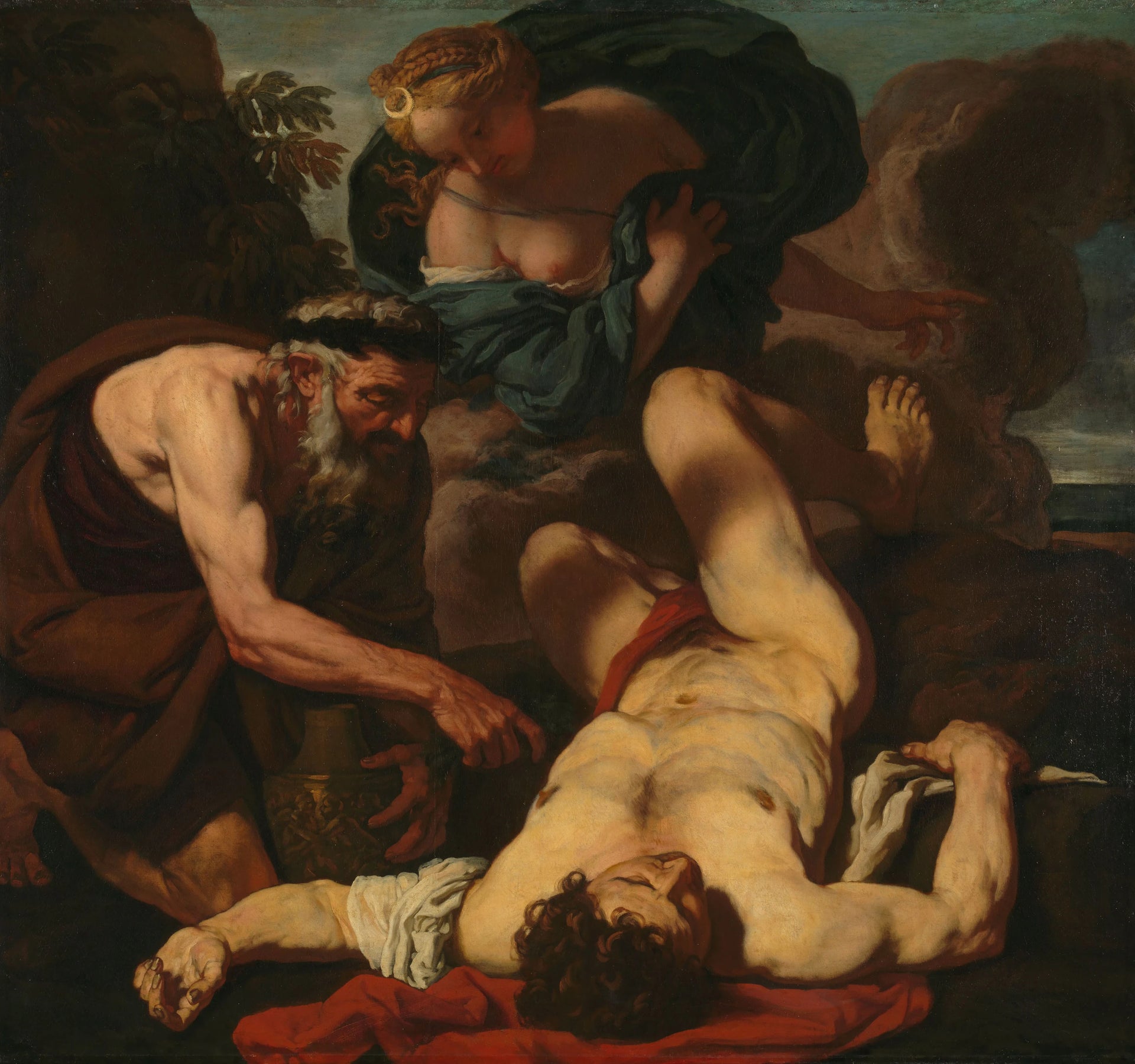 Séléné et Endymion - Johann Karl Loth