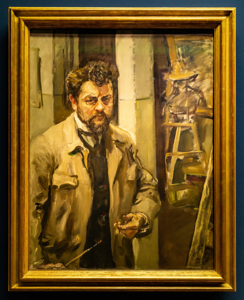Selbstbildnis im Atelier - Max Slevogt