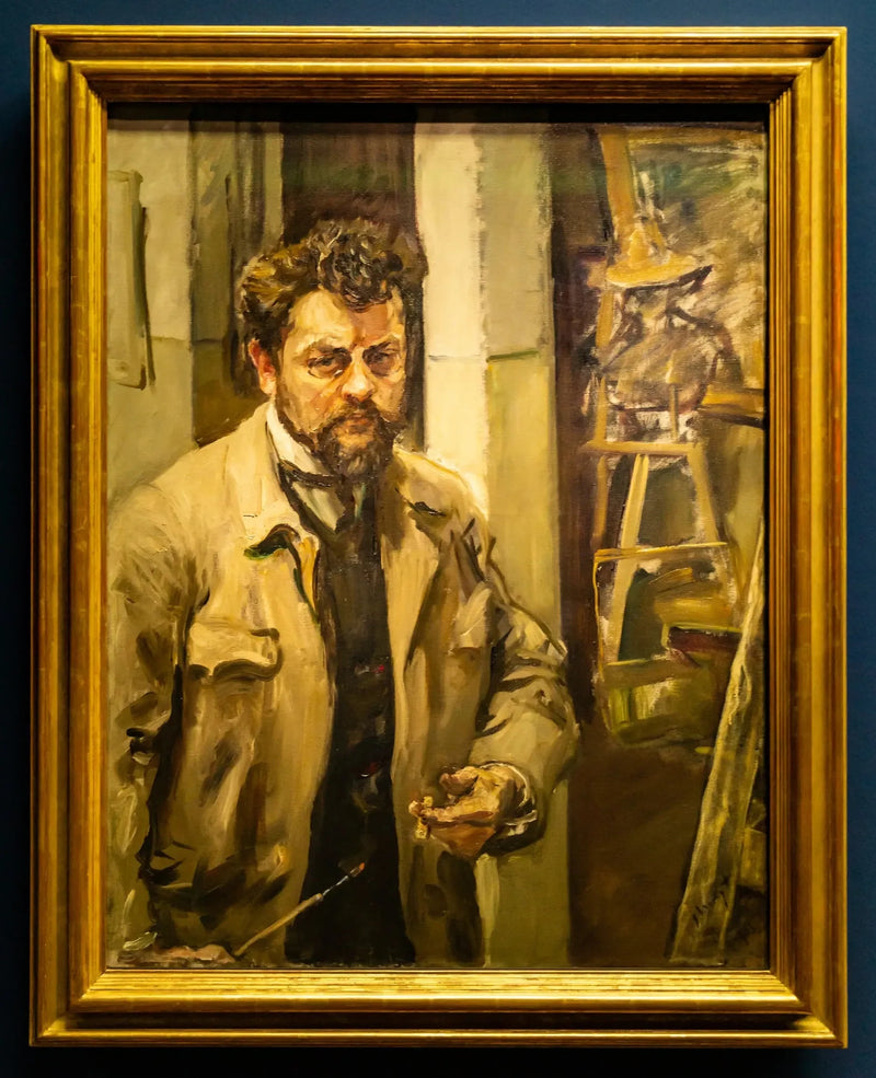 Selbstbildnis im Atelier - Max Slevogt