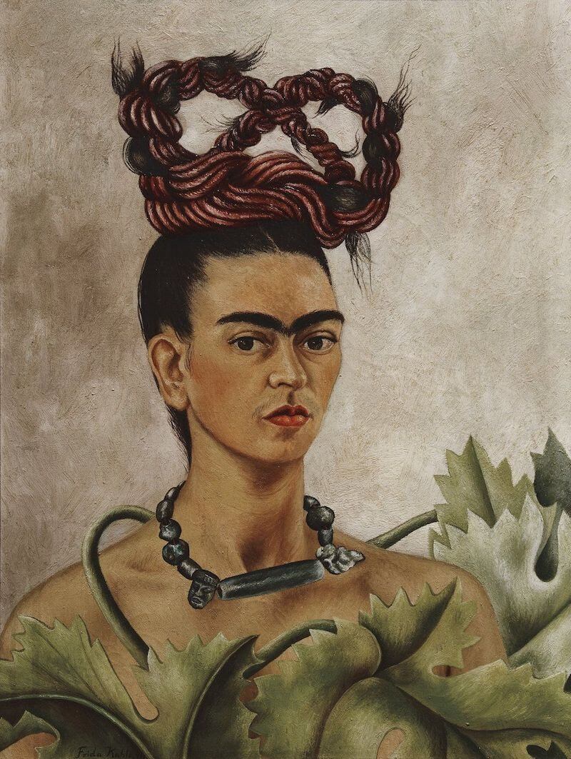 Autoportrait à la tresse - Frida Kahlo