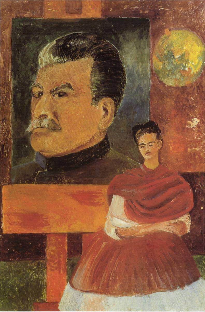 Autoportrait avec Staline - Frida Kahlo