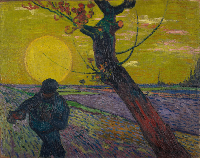 Der Sämann bei Sonnenuntergang - Vincent van Gogh