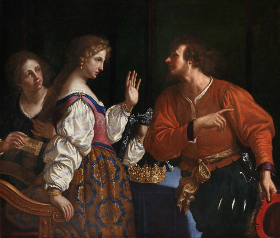 Sémiramis, die zum Kampf gerufen wurde - Guercino